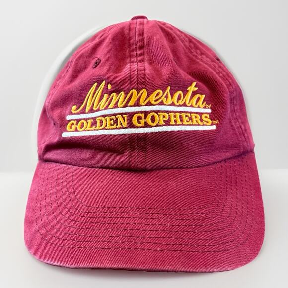 The Game Other - Vintage The Game Mens Red NCAA Minnesota Golden Gophers Adjustable Strapback Hat